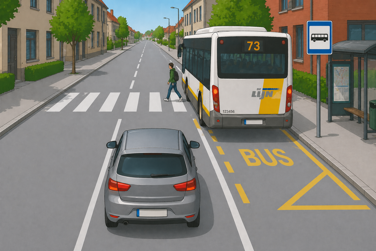 Illustration: Bus, camions et vehicules encombrants